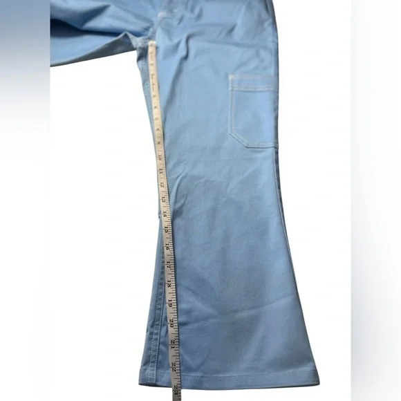 BDG Urban Outfitters Flared Leg Cargo Pants Women's 6 Blue Stretch Ankle Grunge - Picture 12 of 16